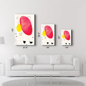 Colorful Modern Shapes 3 | Glass Wall Art - Artdesigna