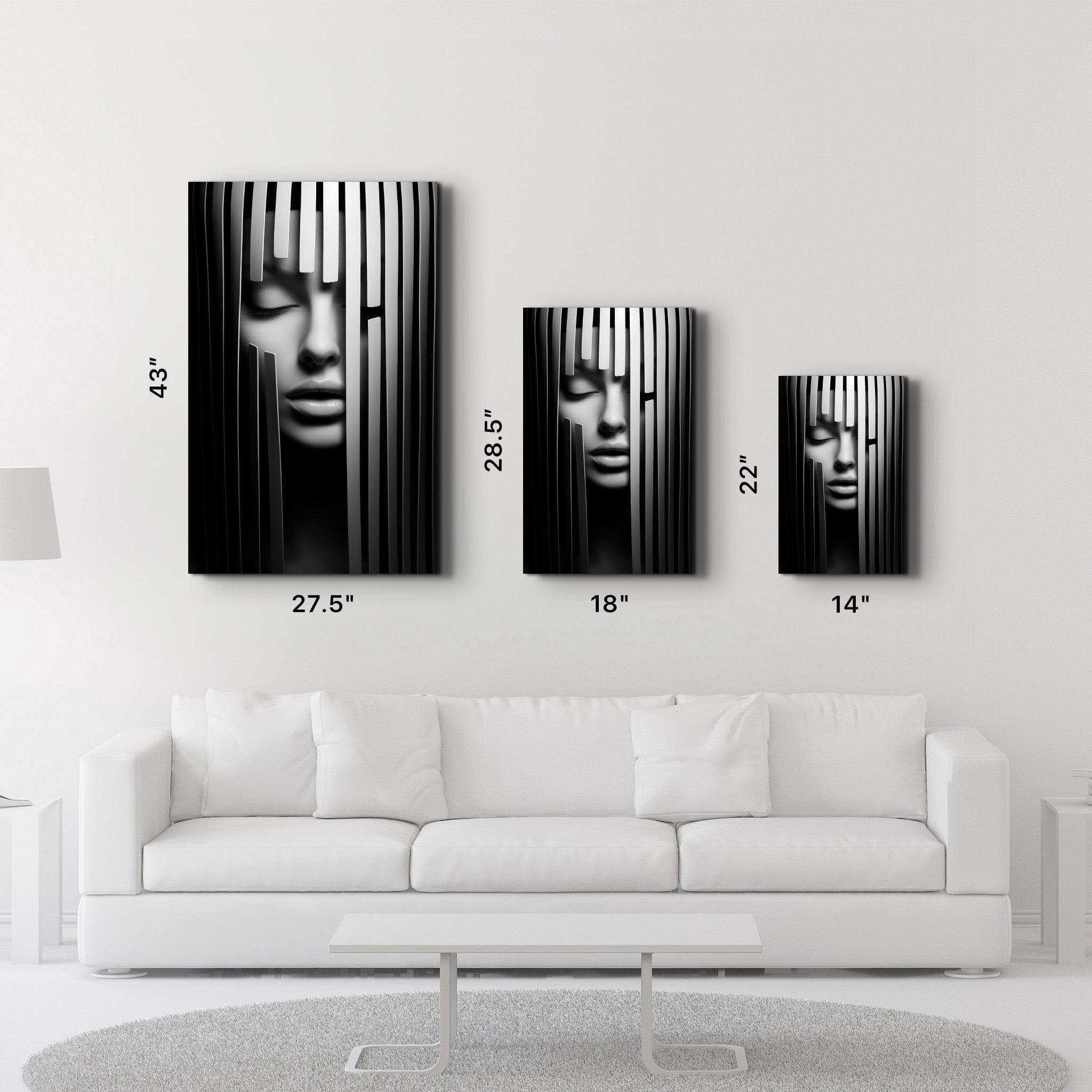 Behind the Bars | Designers Collection Glass Wall Art - Artdesigna