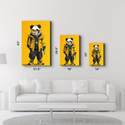 Stylish Panda - Glass Wall Art - ArtDesigna Glass Printing Wall Art