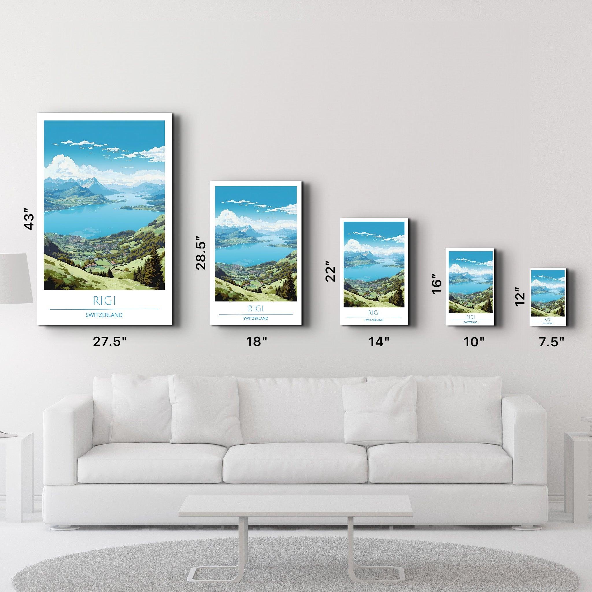 Rigi Switzerland-Travel Posters | Glass Wall Art - Artdesigna