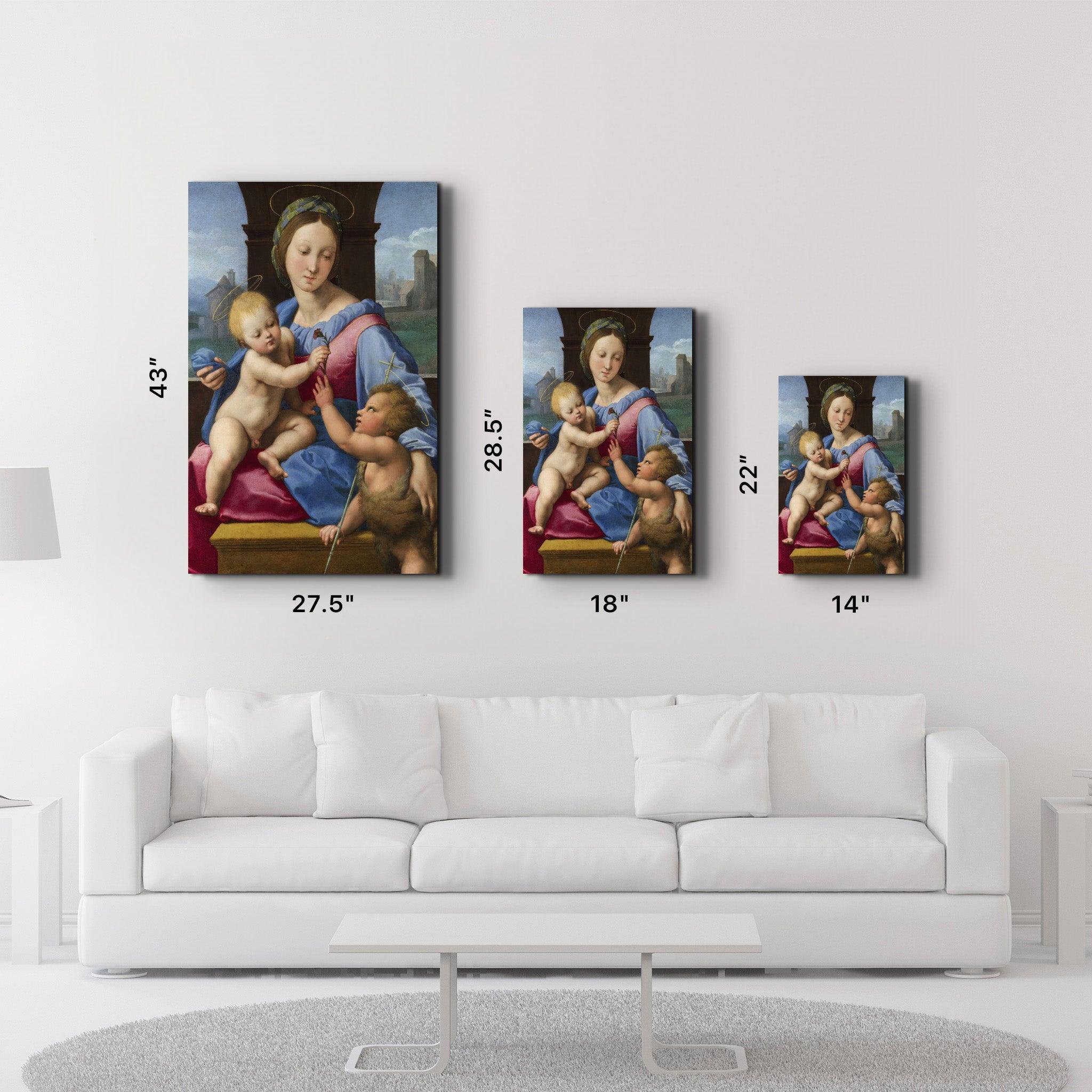 Raphael's The Garvagh Madonna (1509–1510) | Glass Wall Art - ArtDesigna Glass Printing Wall Art