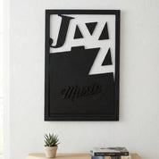 Jazz Music – Modern Wooden Music Typography Wall Art
