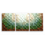 Green Earth | Wood Wall Sculpture