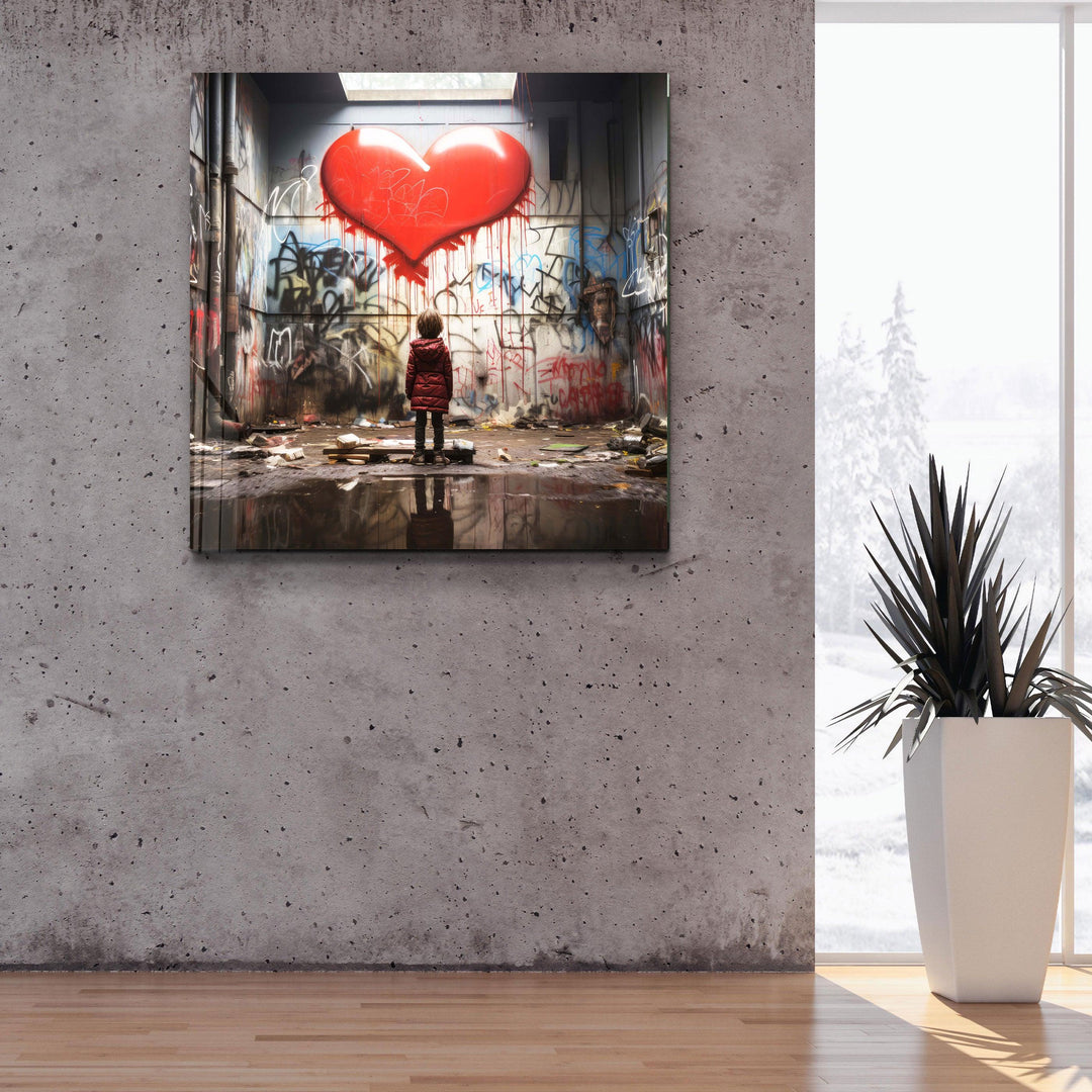 ."Love Me". Designers Collection Glass Wall Art - ArtDesigna Glass Printing Wall Art