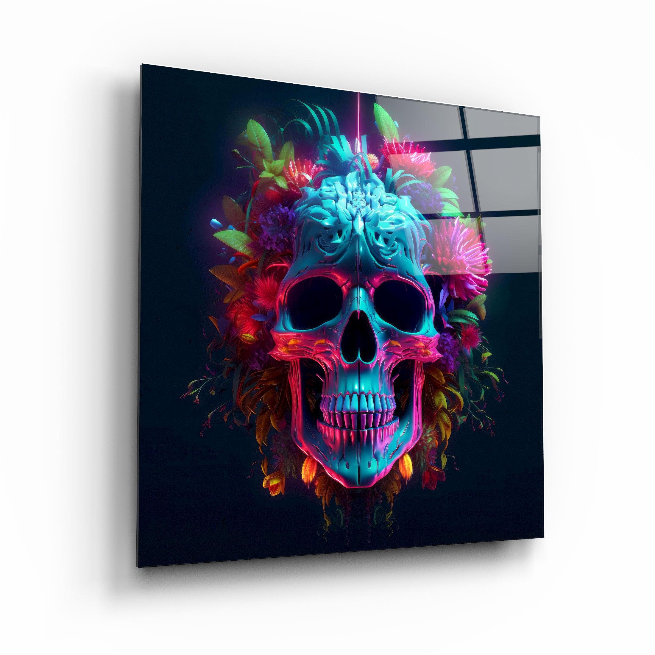 ."Skull". Designers Collection Glass Wall Art - ArtDesigna Glass Printing Wall Art
