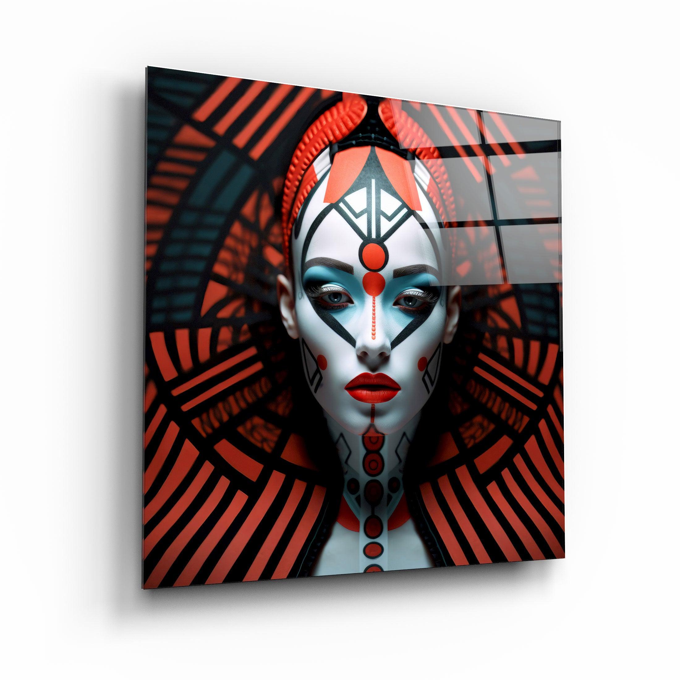 ."Red Queen". Designers Collection Glass Wall Art - ArtDesigna Glass Printing Wall Art