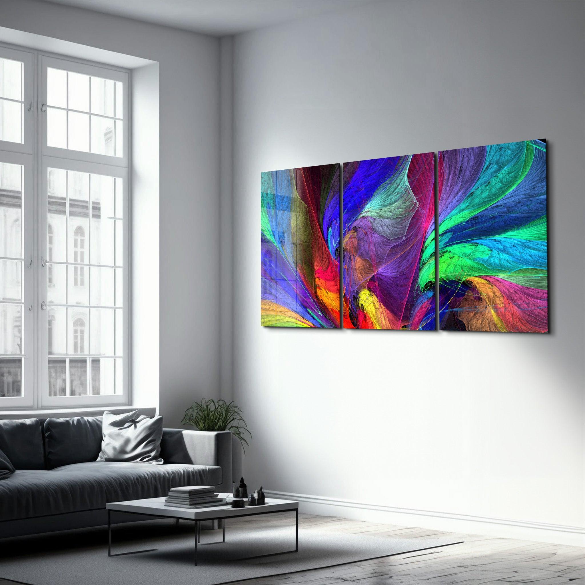 ・"Colorized - Trio"・Glass Wall Art - ArtDesigna Glass Printing Wall Art