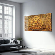 ・"Buddha - Trio"・Glass Wall Art - ArtDesigna Glass Printing Wall Art