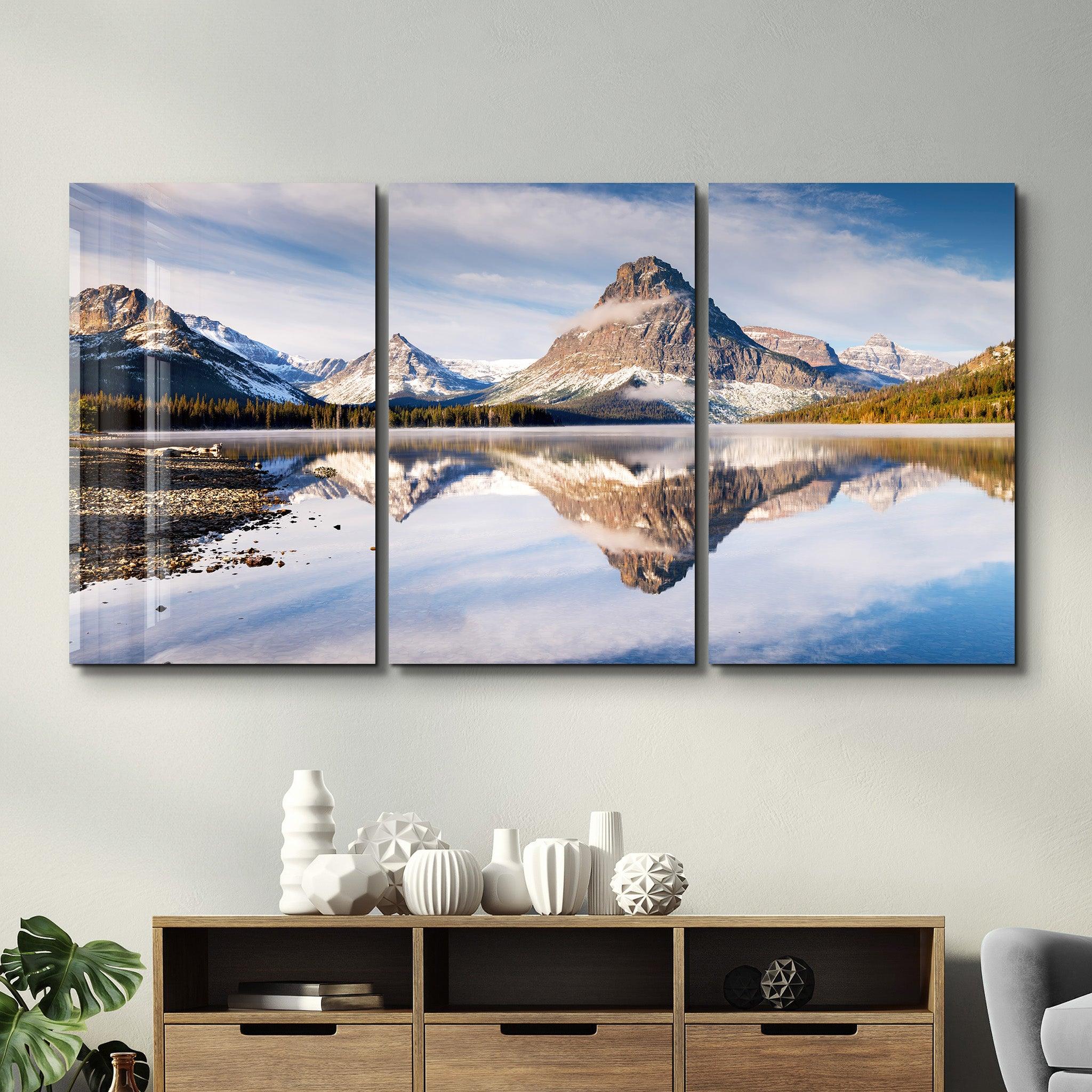 Vorarlberg mountains wall art Mountains canvas print Nature poster Austrian mountains wall art print Mountain reflection hot photo Nature print