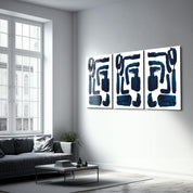 ・"Signs - Trio"・Glass Wall Art - ArtDesigna Glass Printing Wall Art