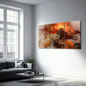 ・"Lava - Trio"・Glass Wall Art - ArtDesigna Glass Printing Wall Art