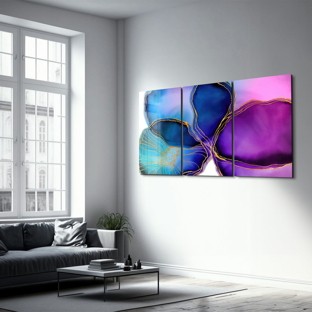・Violetta - Trio"・Glass Wall Art