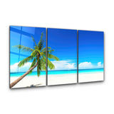 ・"Beach - Trio"・Glass Wall Art