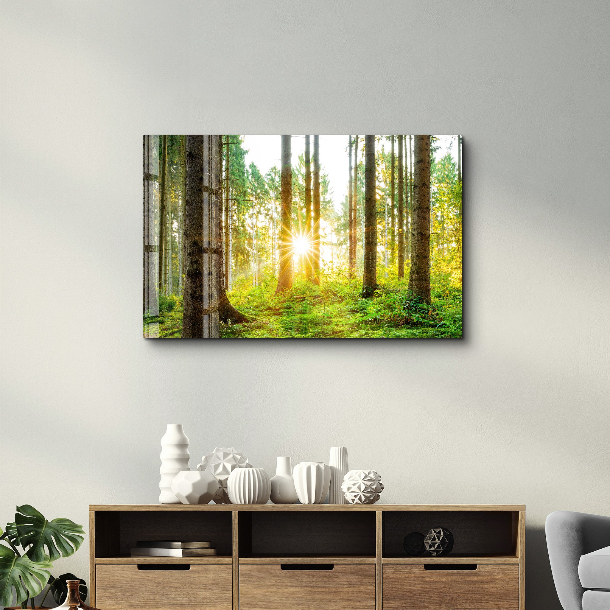 The Forest | Glass Wall Art