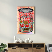 Money Soup by Mr. Pablo Costa – Glass Wall Art