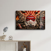 Trooper Spray by Mr. Pablo Costa | Glass Wall Art