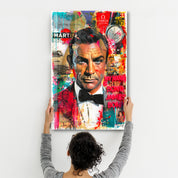 My name is Bond by Mr. Pablo Costa | Glass Wall Art
