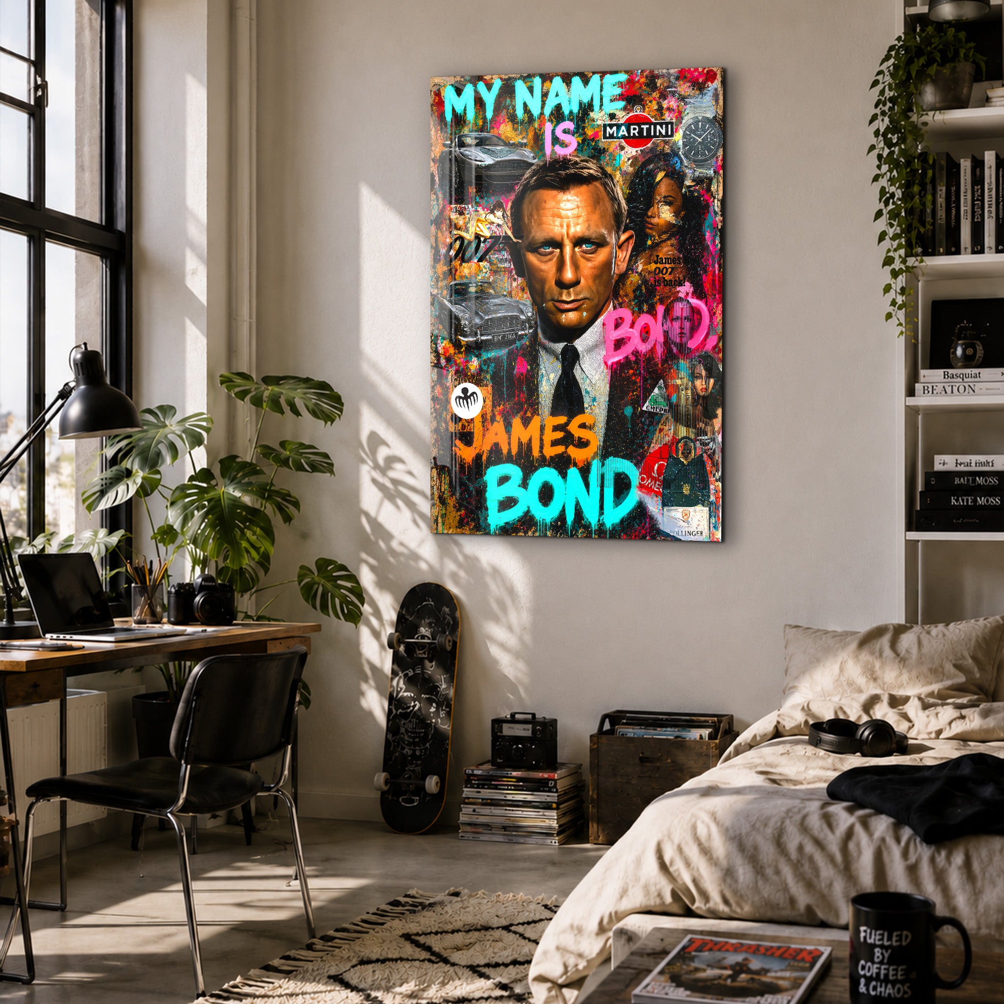 007 by Mr. Pablo Costa | Glass Wall Art