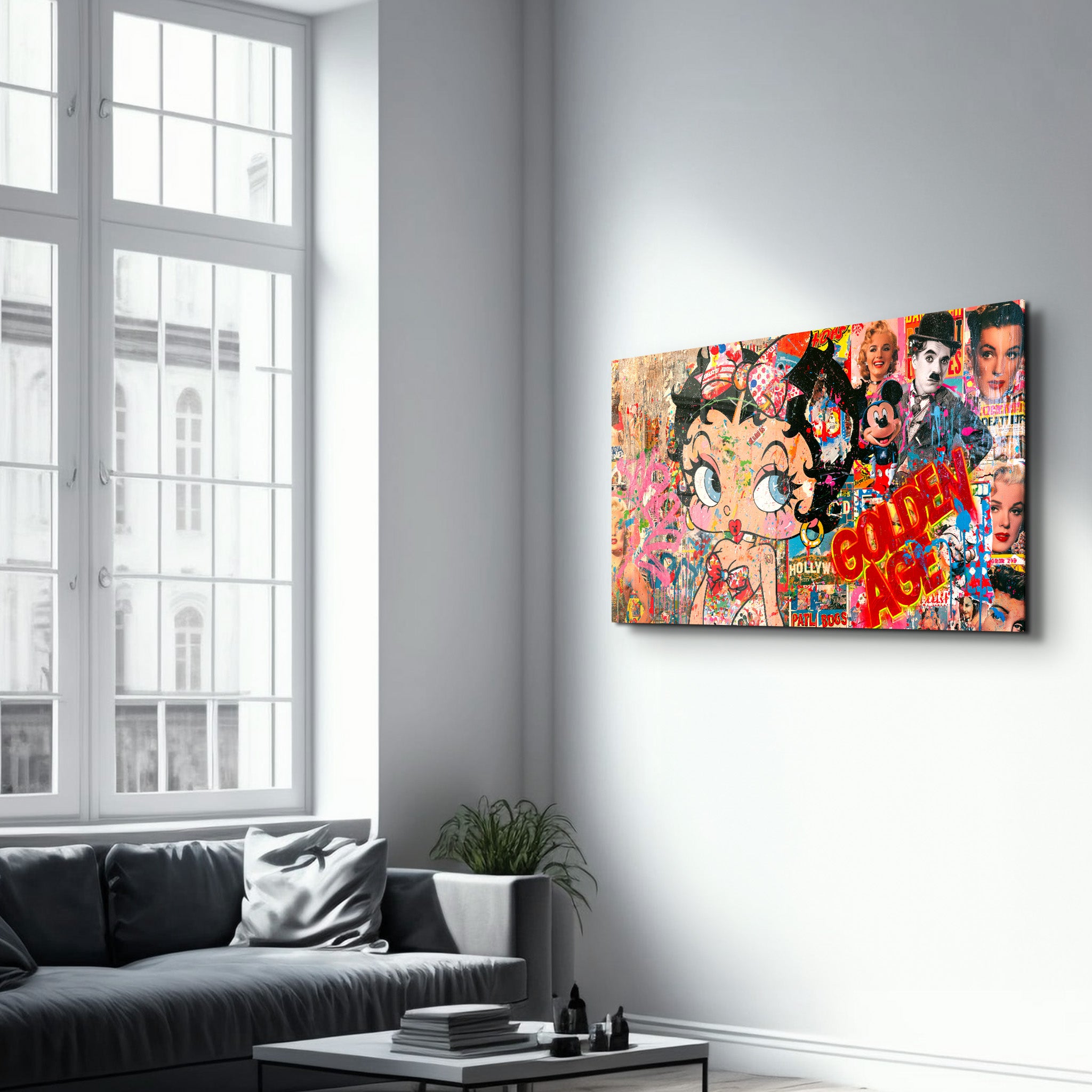 Golden Age by Mr. Pablo Costa | Glass Wall Art
