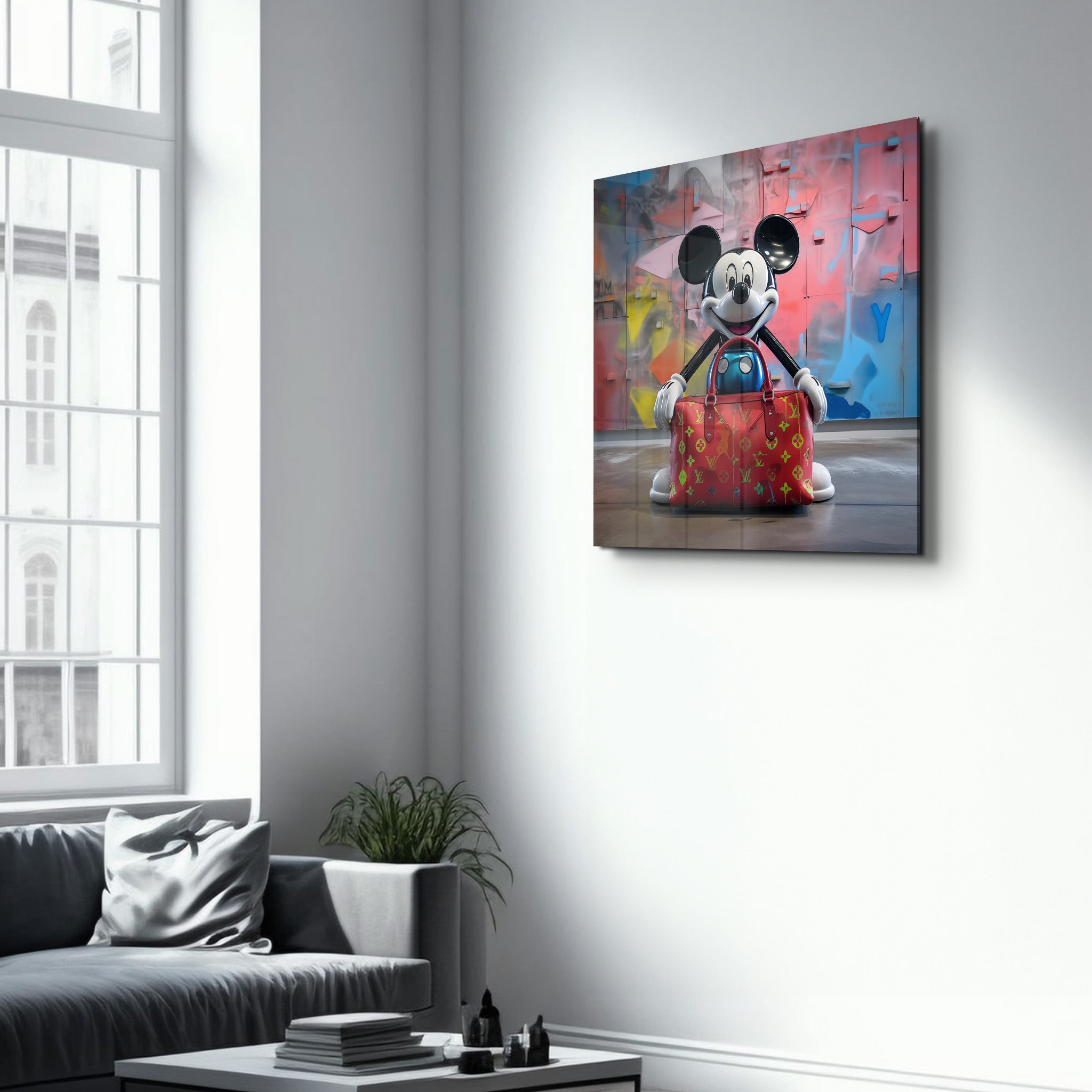 Street Pop Royalty by Mr. Pablo Costa | Glass Wall Art