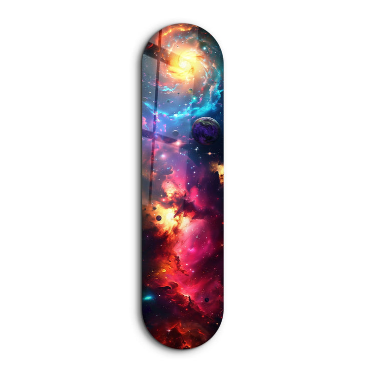 Colorful Space V4 | Glass Wall Art – ArtDesigna Glass Printing Wall Art