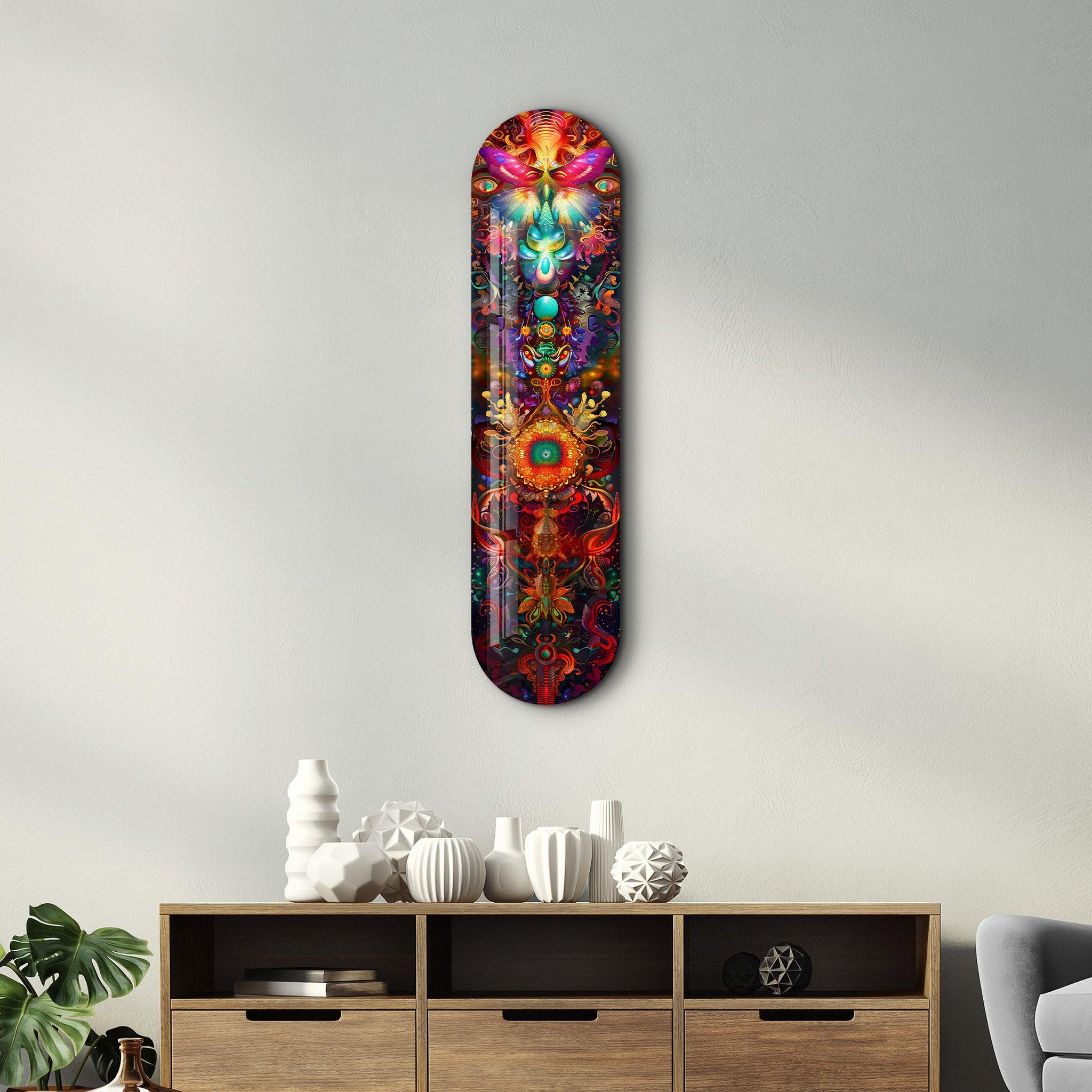 Bohemian Flower Dream V1 | Glass Wall Art - ArtDesigna Glass Printing Wall Art