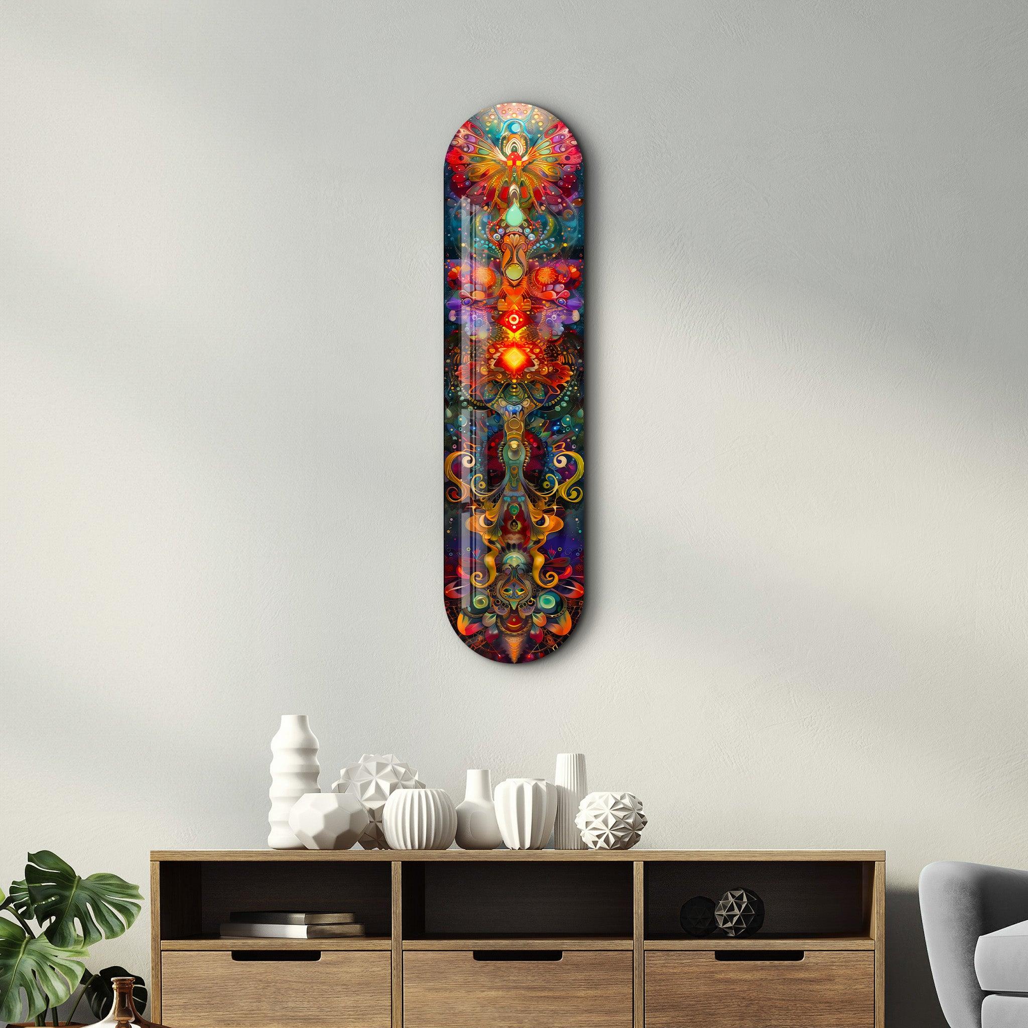 Bohemian Flower Dream V2 | Glass Wall Art - ArtDesigna Glass Printing Wall Art