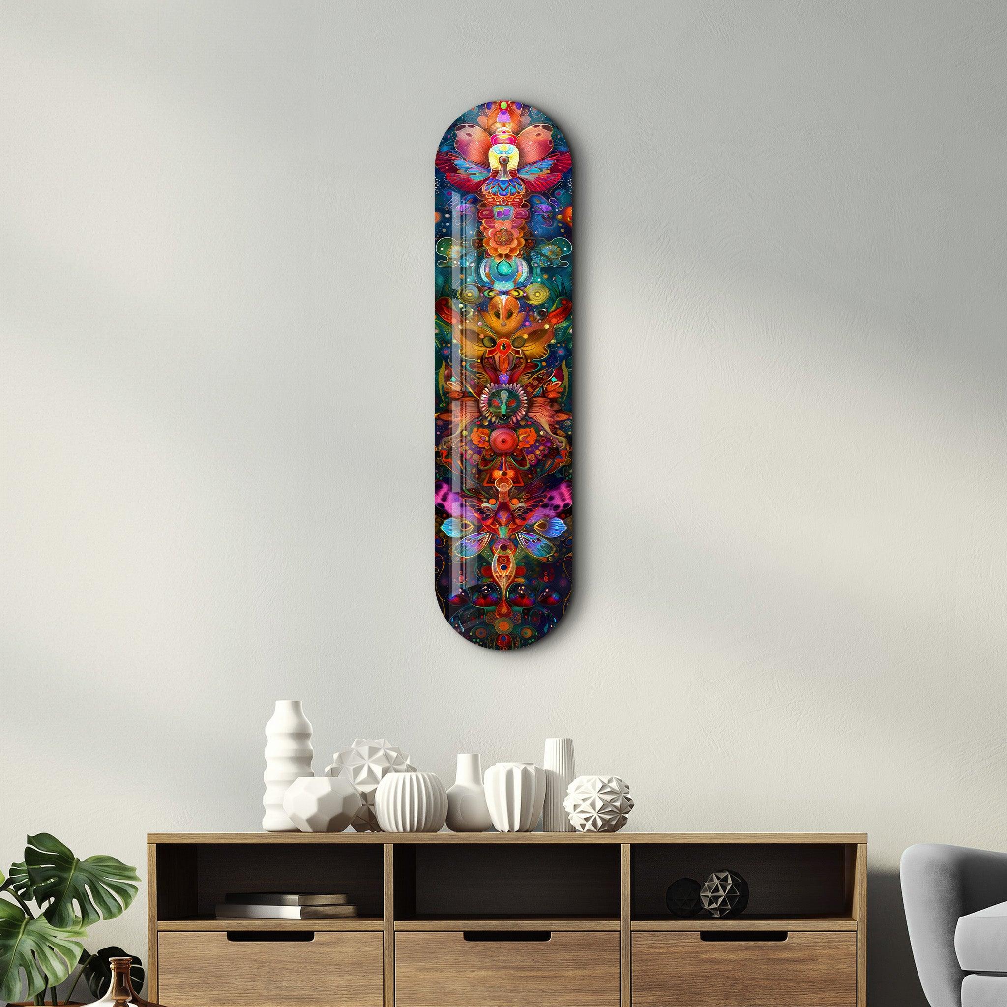 Bohemian Flower Dream V3 | Glass Wall Art - ArtDesigna Glass Printing Wall Art
