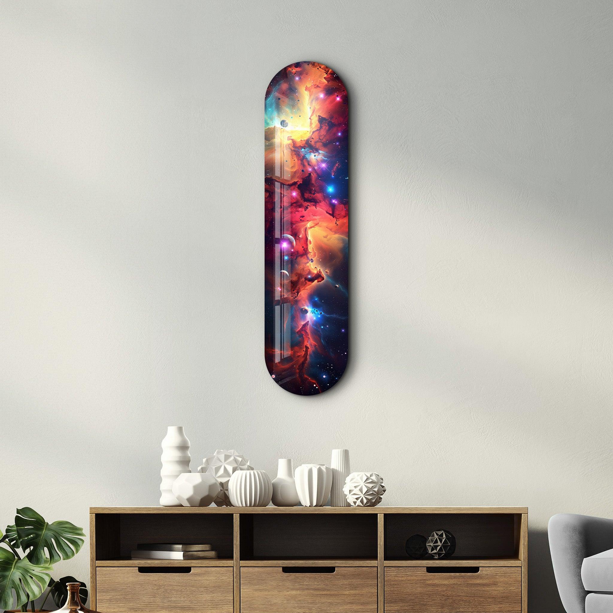 Colorful Space V3 | Glass Wall Art - ArtDesigna Glass Printing Wall Art