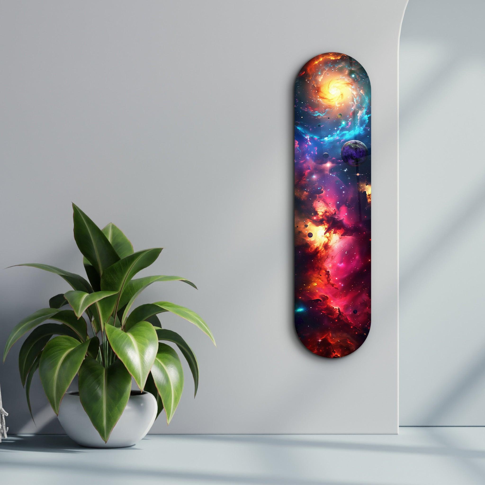 Colorful Space V4 | Glass Wall Art - ArtDesigna Glass Printing Wall Art