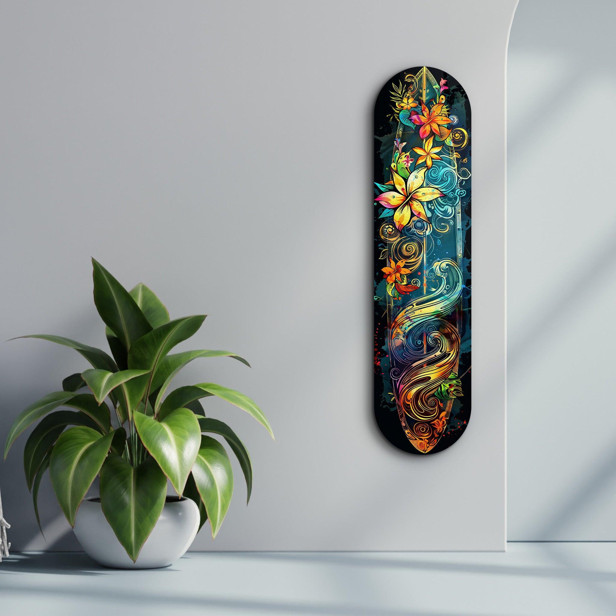 The art lab Acrylic fashion Glass Skateboard.