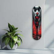 Joker in Red Suits Fan Art | Glass Wall Art - ArtDesigna Glass Printing Wall Art
