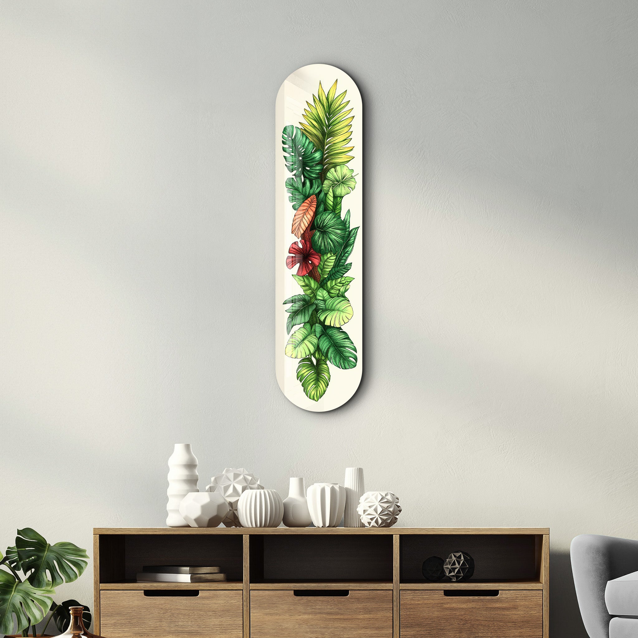 Tropical Dream 2 | Glass Wall Art - Artdesigna