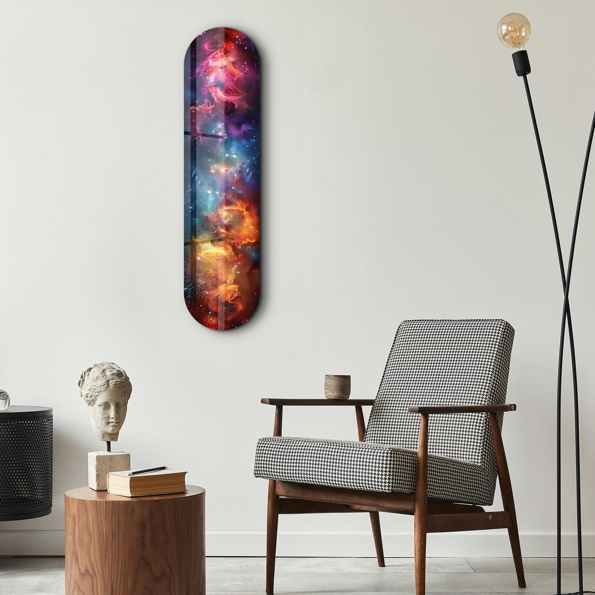 Colorful Space V1 | Glass Wall Art - ArtDesigna Glass Printing Wall Art