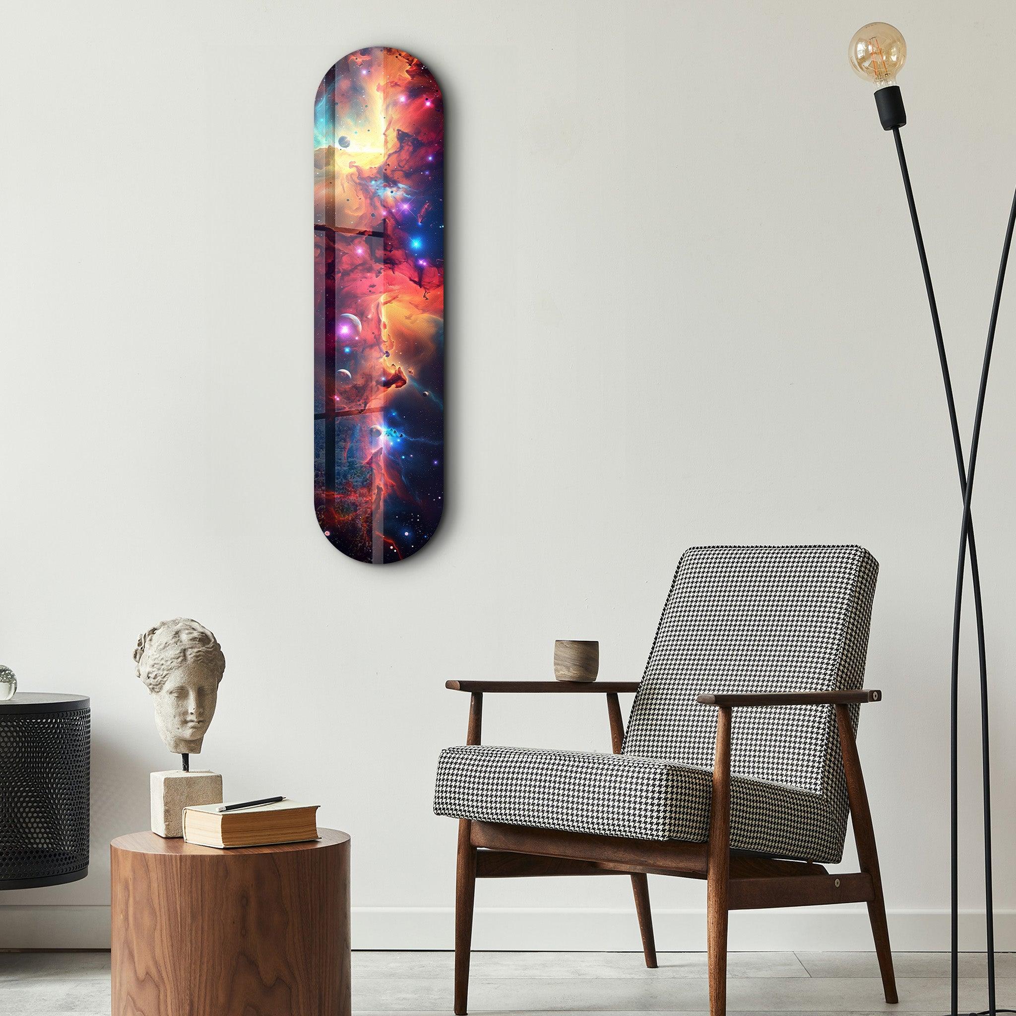 Colorful Space V3 | Glass Wall Art - ArtDesigna Glass Printing Wall Art