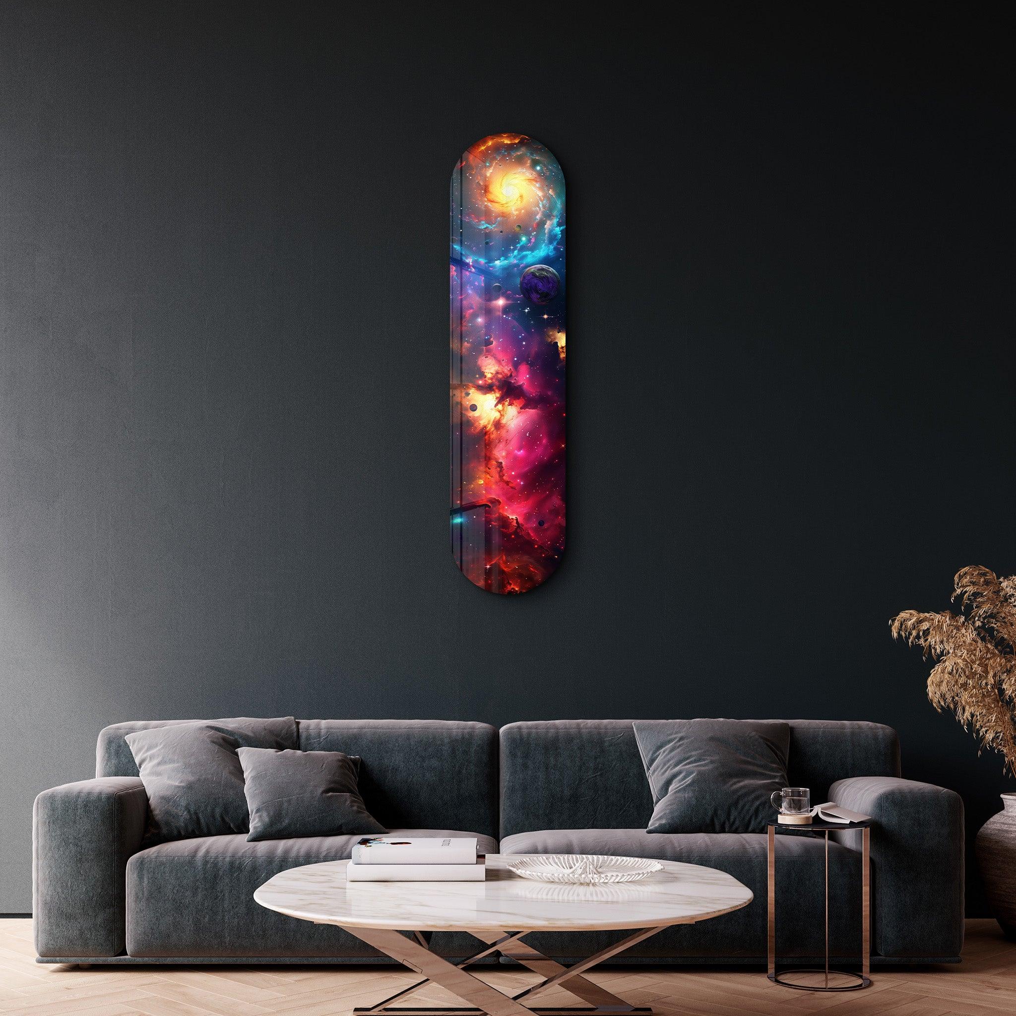 Colorful Space V4 | Glass Wall Art - ArtDesigna Glass Printing Wall Art