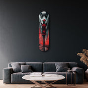 Joker in Red Suits Fan Art | Glass Wall Art - ArtDesigna Glass Printing Wall Art