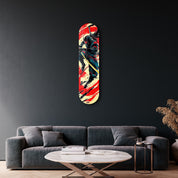 Ninja 4 | Glass Wall Art - Artdesigna