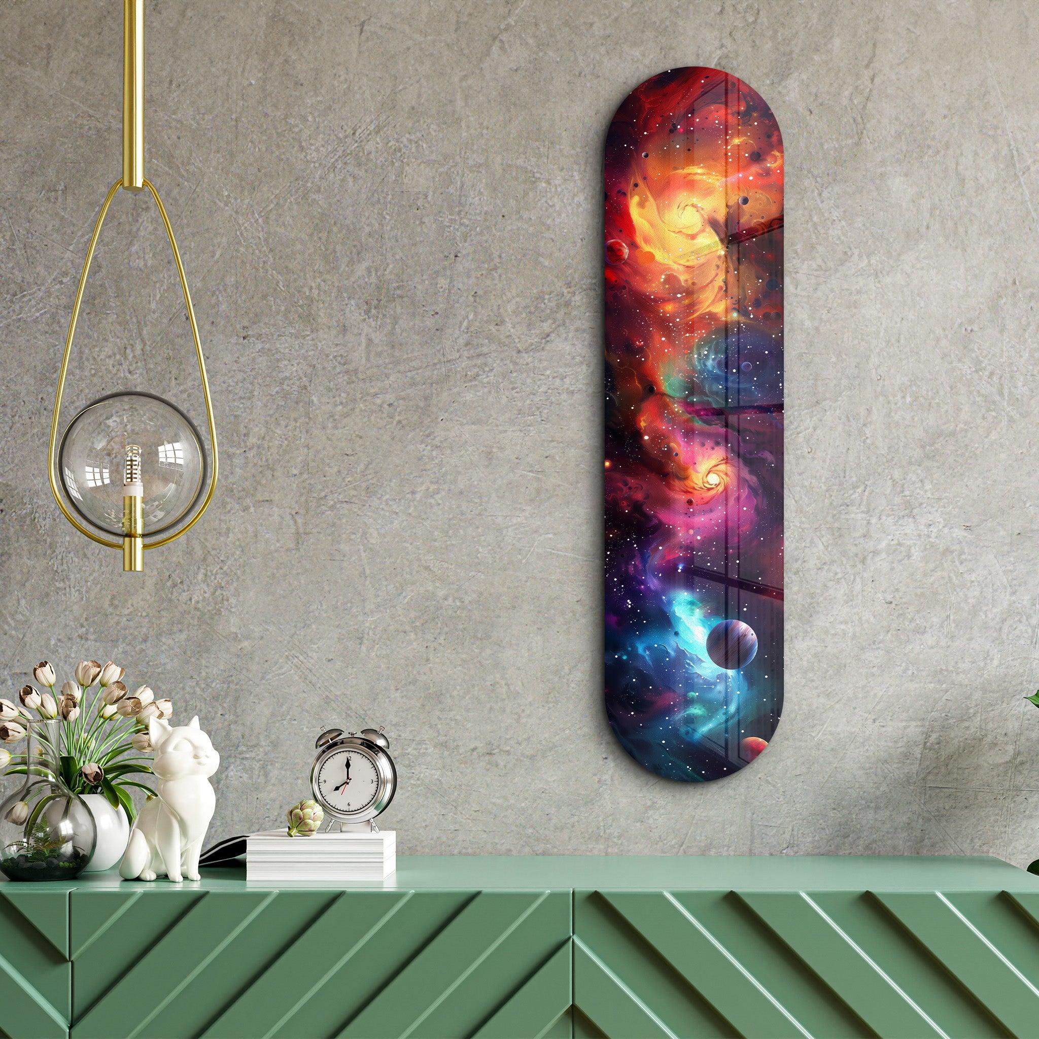 Colorful Space V2 | Glass Wall Art - ArtDesigna Glass Printing Wall Art