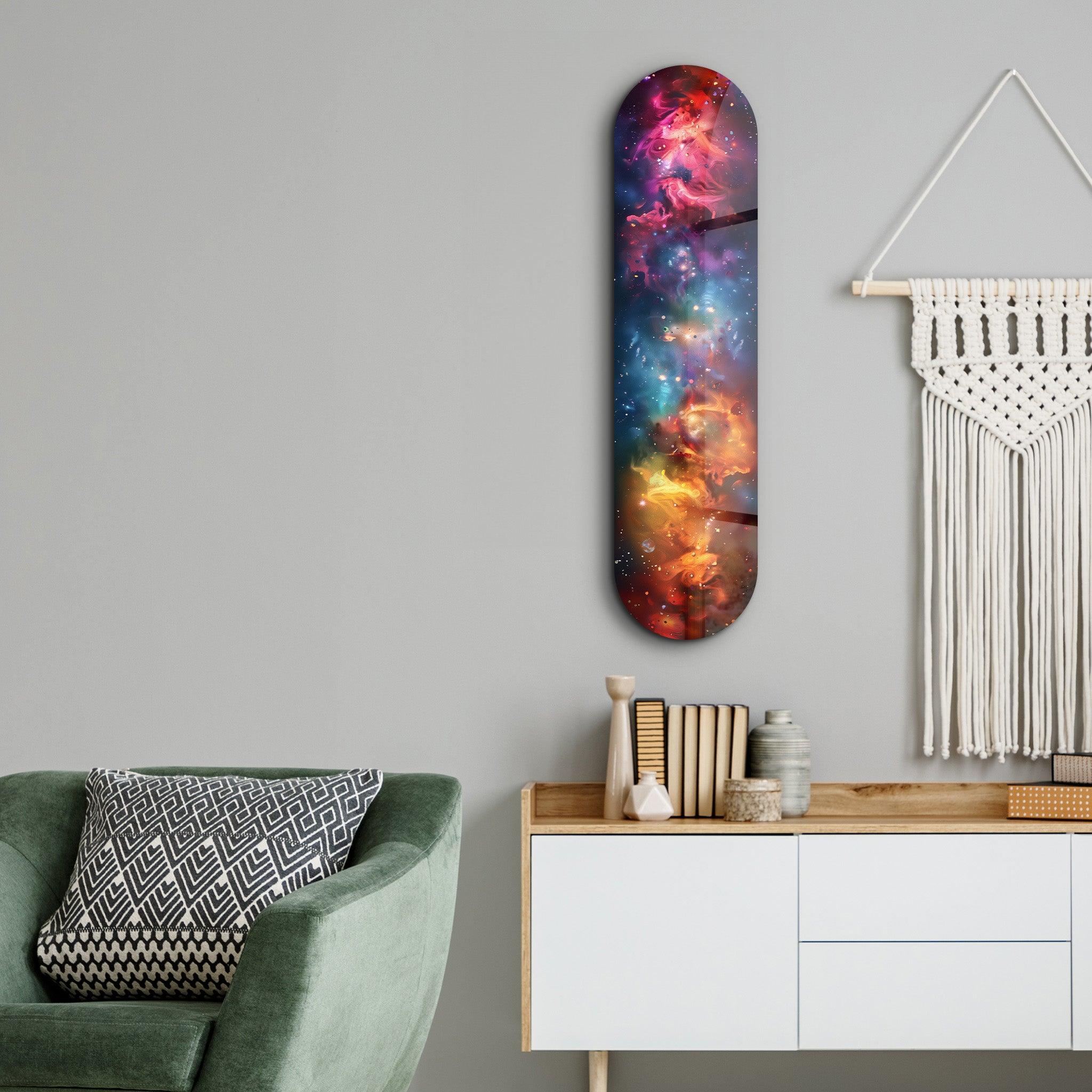 Colorful Space V1 | Glass Wall Art - ArtDesigna Glass Printing Wall Art