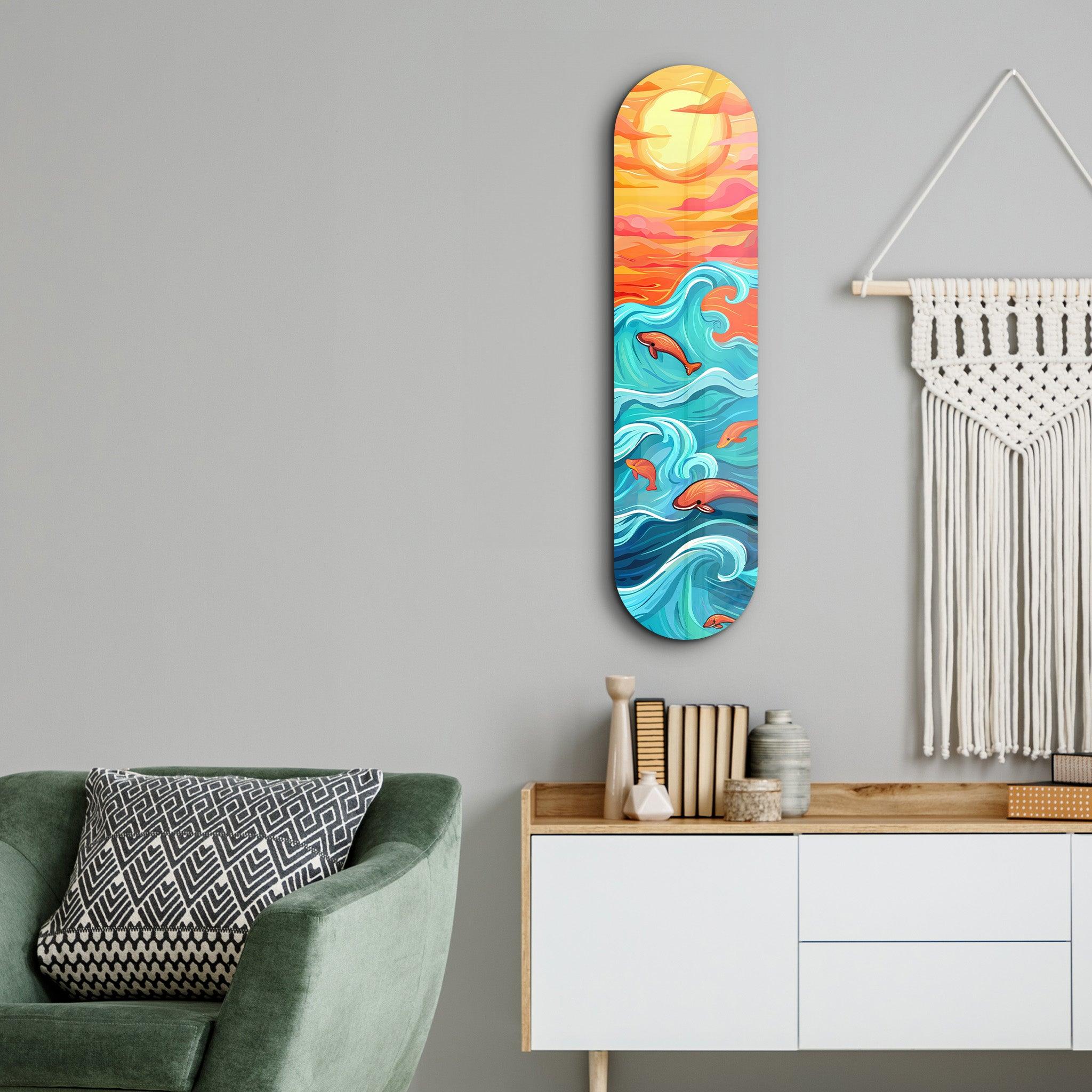 Ocean Waves V3 | Glass Wall Art - ArtDesigna Glass Printing Wall Art
