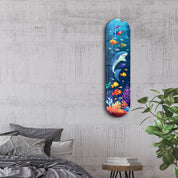 Sweet Shark 2| Glass Wall Art - ArtDesigna Glass Printing Wall Art
