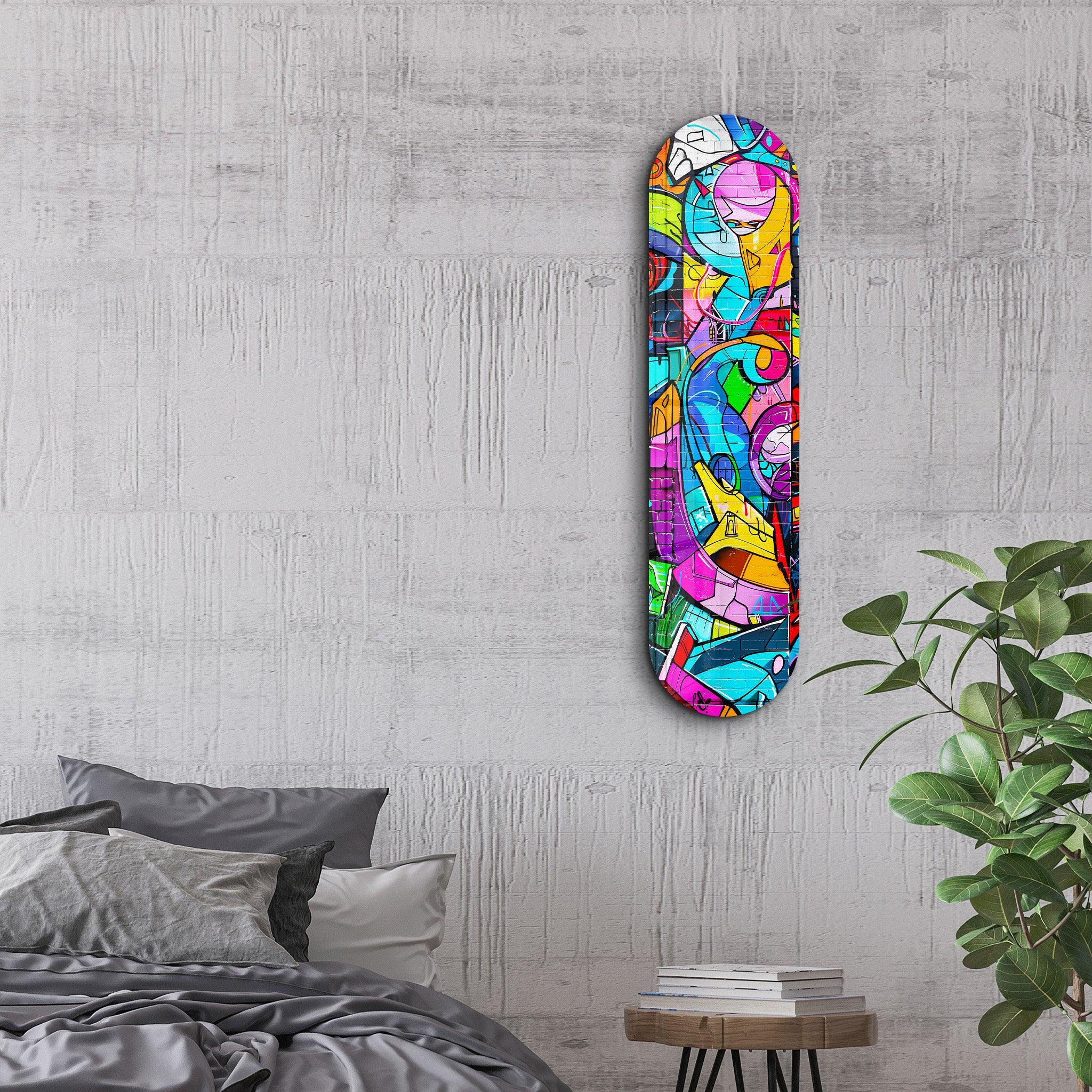 Graffiti Abstract | Glass Wall Art - ArtDesigna Glass Printing Wall Art