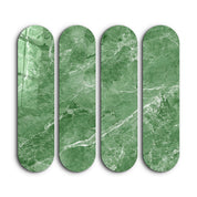 Verde Marble Quad | Glass Wall Art