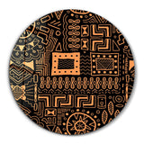 ・"Signs"・Rounded Glass Wall Art