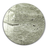 ・"Travertine - Moon - Cement Green"・Rounded Glass Wall Art