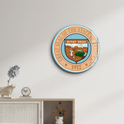 Arizona Seal – Round Glass Wall Art