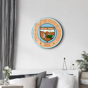 Arizona Seal – Round Glass Wall Art