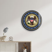 Mississippi Seal – Round Glass Wall Art