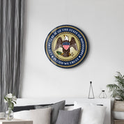 Mississippi Seal – Round Glass Wall Art